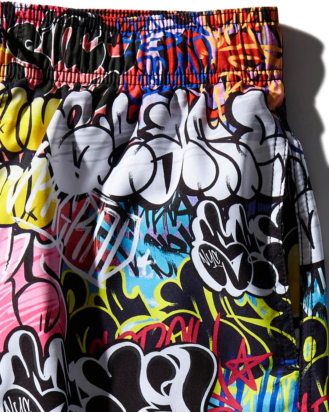 Sprayground Premium | HALF GRAFF SHOTO SWIM TRUNKS