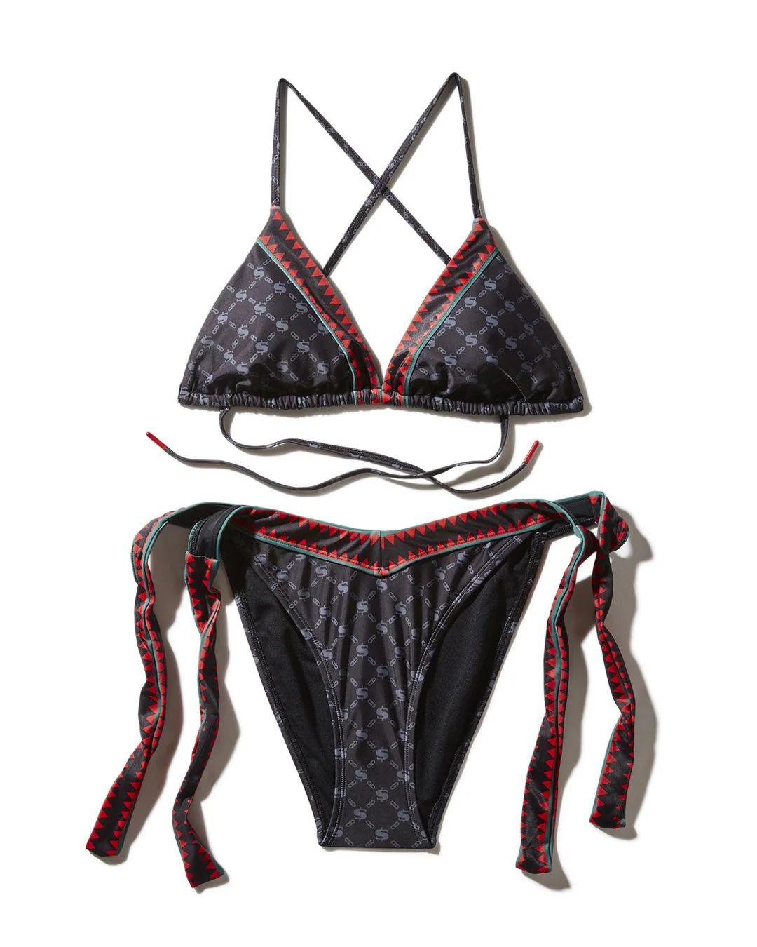 Sprayground Popular | MIDNIGHT MONEY PATTERN BIKINI