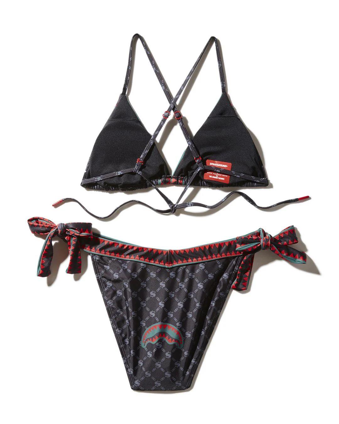 Sprayground Popular | MIDNIGHT MONEY PATTERN BIKINI