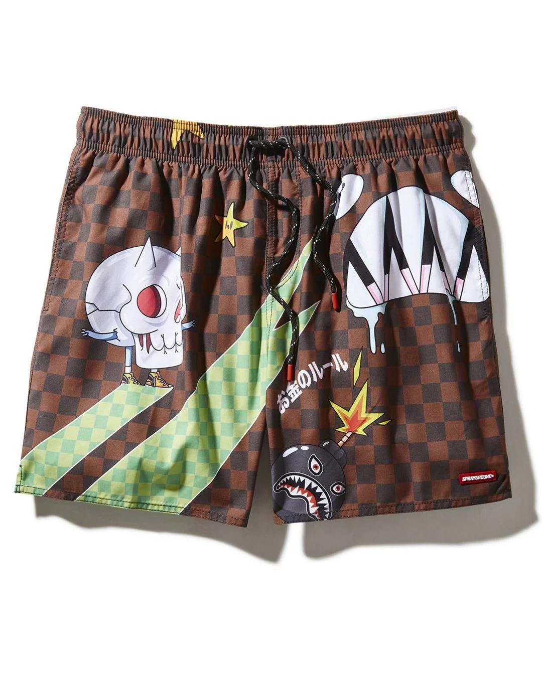 Sprayground Best Seller | WTF SHARK SHOTO SWIM TRUNKS