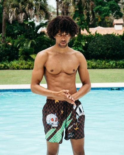Sprayground Best Seller | WTF SHARK SHOTO SWIM TRUNKS