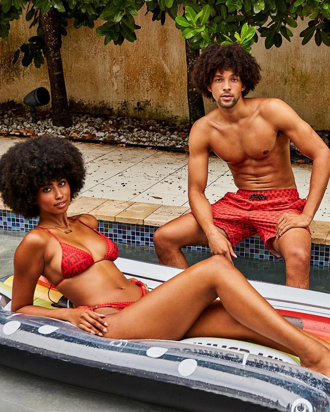 Sprayground Signature | VENI VIDI VICI SHOTO SWIM TRUNKS