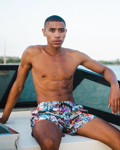 Sprayground Essential | FLORAL MONEY SHOTO SWIM TRUNKS