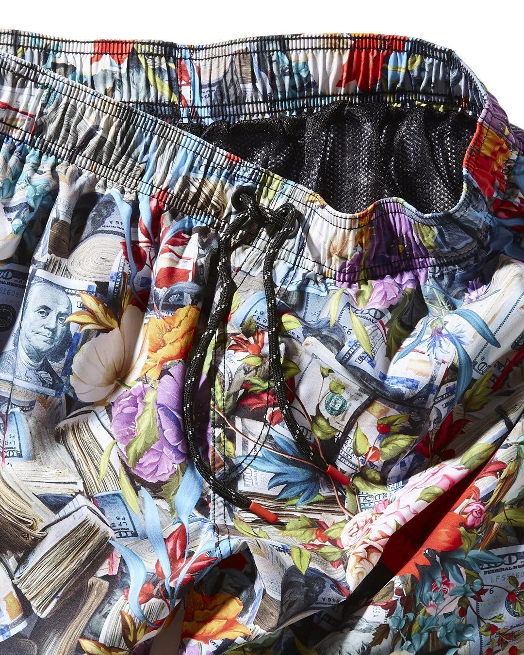 Sprayground Essential | FLORAL MONEY SHOTO SWIM TRUNKS