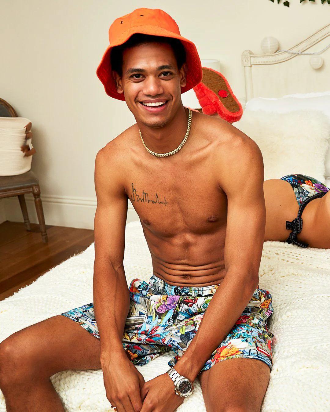Sprayground Essential | FLORAL MONEY SHOTO SWIM TRUNKS