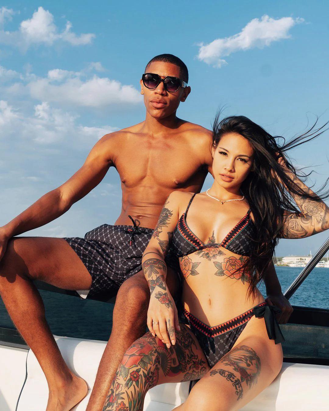 Sprayground Premium | MIDNIGHT MONEY PATTERN SHOTO SWIM TRUNKS