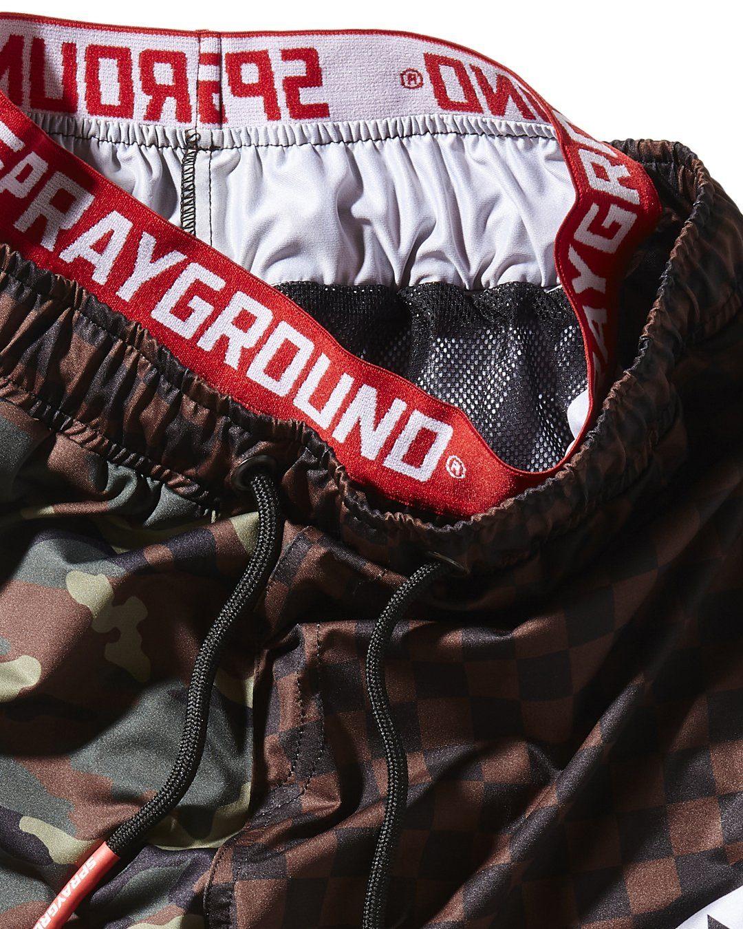 Sprayground New | KIDS CHECKS & CAMO SWIM TRUNKS