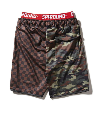 Sprayground New | KIDS CHECKS & CAMO SWIM TRUNKS