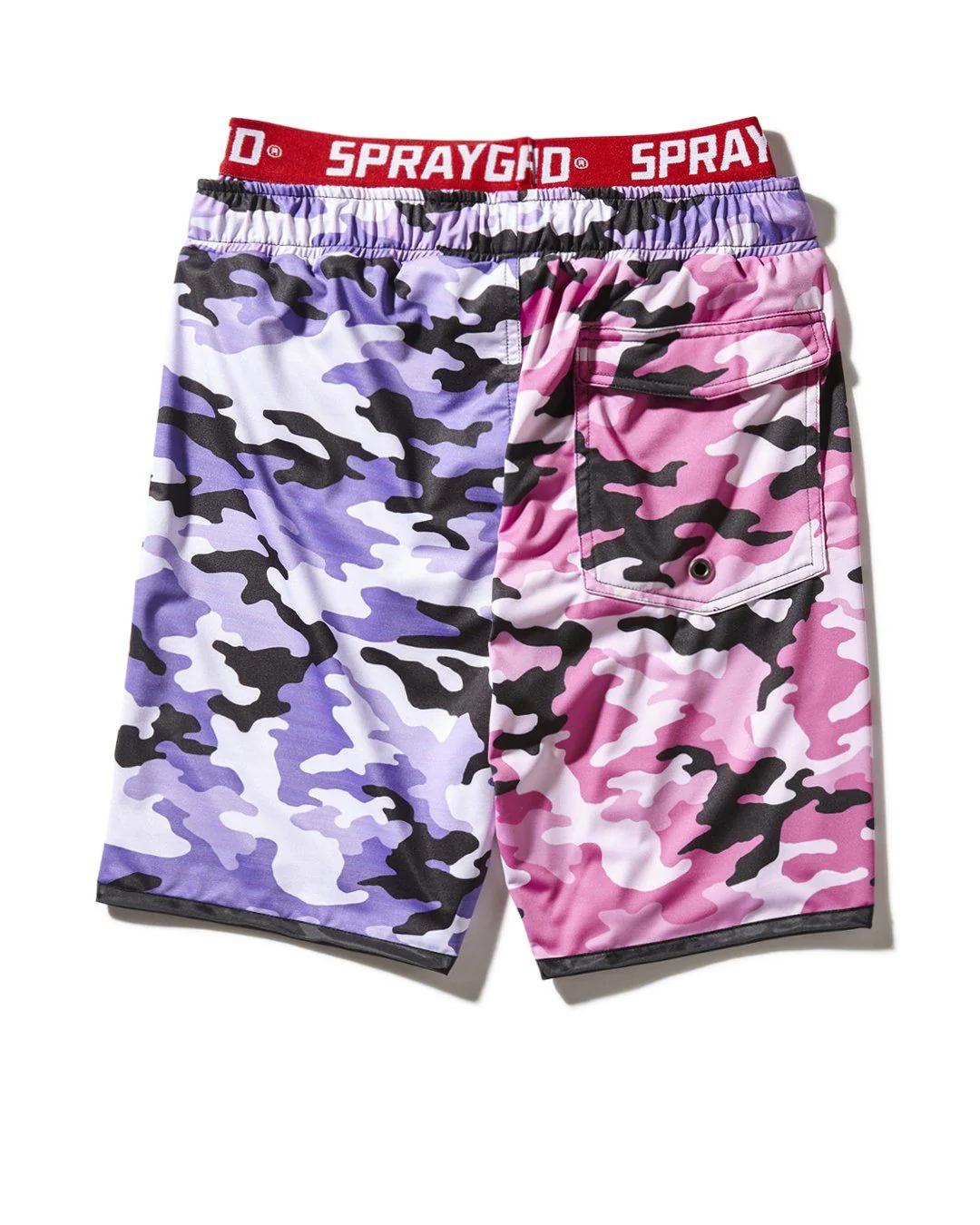 Sprayground Popular | KIDS SPLIT CAMO SWIM TRUNKS
