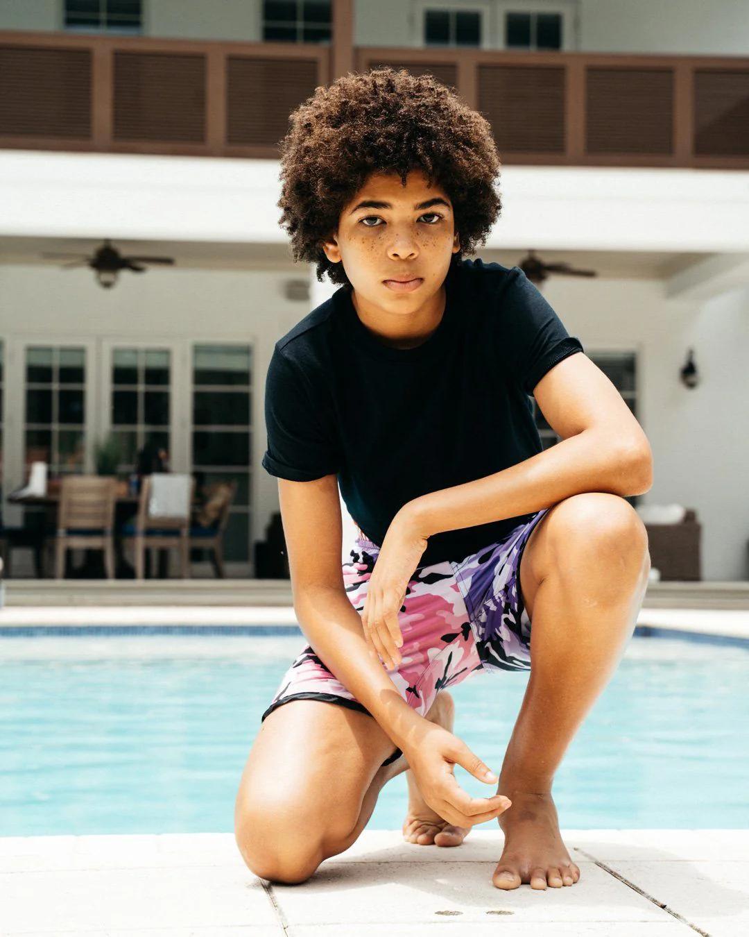 Sprayground Popular | KIDS SPLIT CAMO SWIM TRUNKS