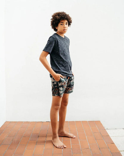 Sprayground Trending | KIDS CAMO CHECKERED SWIM TRUNKS
