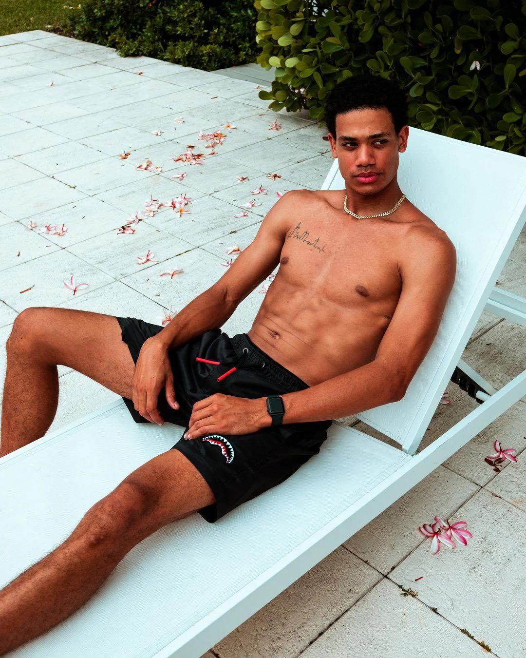 Sprayground Premium | LIGHTS OUT SHOTO SWIM TRUNKS