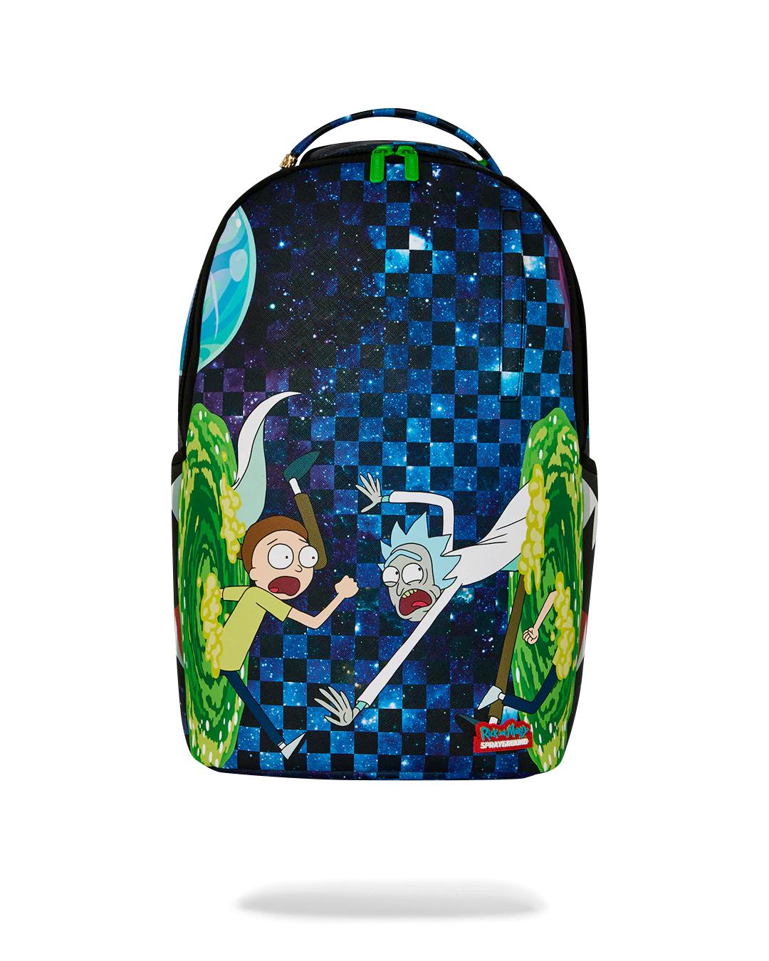 Sprayground Trending | RICK AND MORTY PORTAL JUMPING BACKPACK