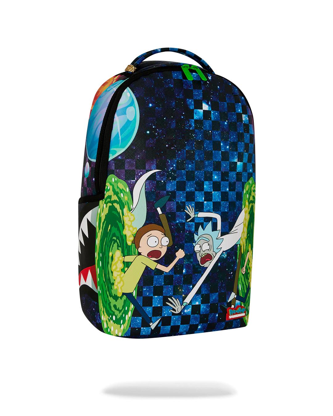 Sprayground Trending | RICK AND MORTY PORTAL JUMPING BACKPACK