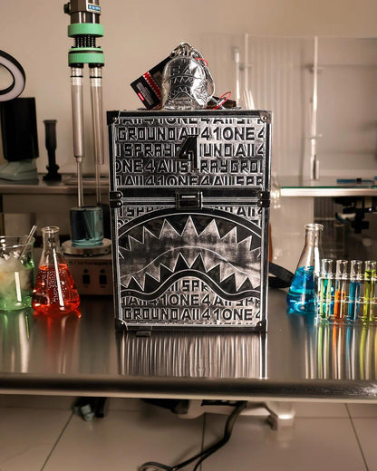 Sprayground Signature | SPACE CASE CHATURANGA SHARK BACKPACK