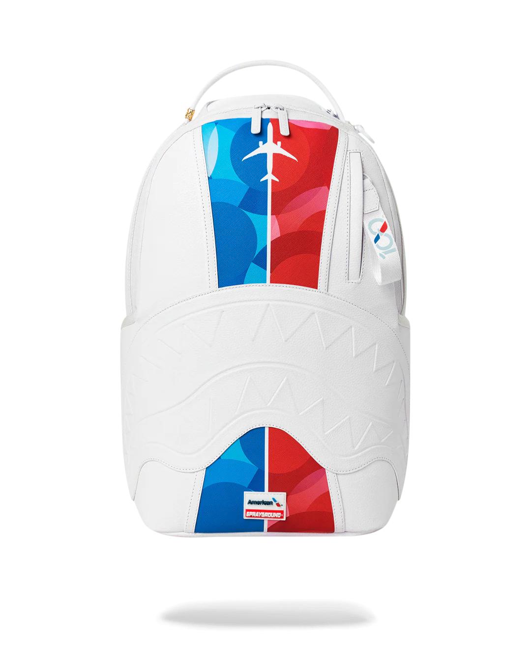 Sprayground Essential | AMERICAN AIRLINES MAXIMUM ALTITUDE BACKPACK (WHITE)
