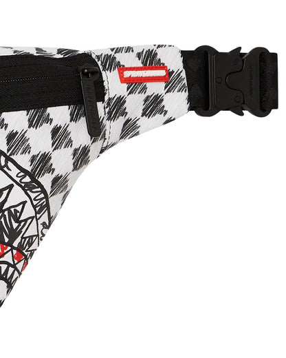 Sprayground Signature | SCRIBBLE DRIBBLE CHECK SAVVY CROSSBODY