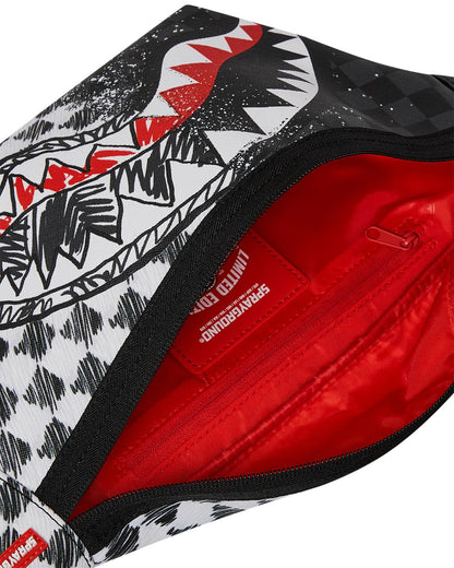 Sprayground Signature | SCRIBBLE DRIBBLE CHECK SAVVY CROSSBODY