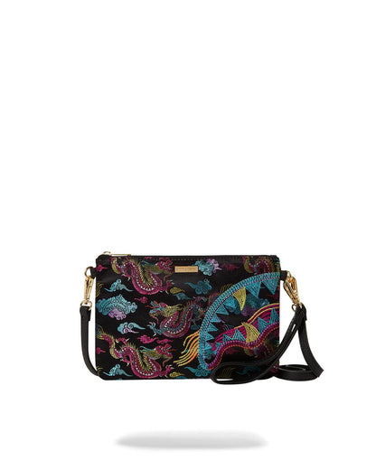 Sprayground Best Seller | EMBROIDERED DRAGONS CROSSOVER CLUTCH