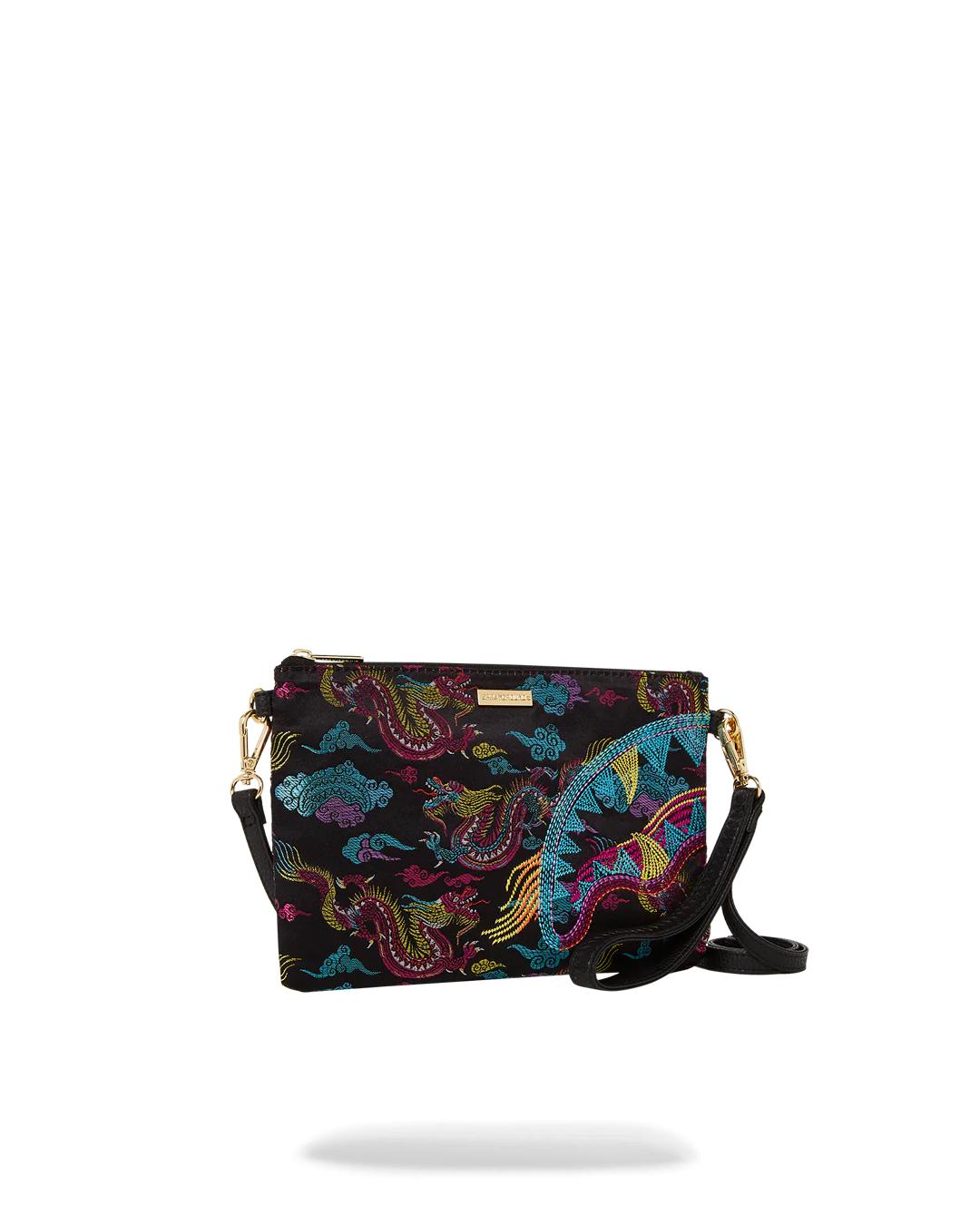 Sprayground Best Seller | EMBROIDERED DRAGONS CROSSOVER CLUTCH
