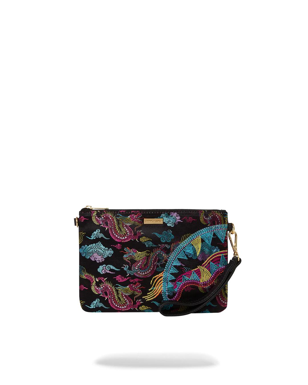 Sprayground Best Seller | EMBROIDERED DRAGONS CROSSOVER CLUTCH