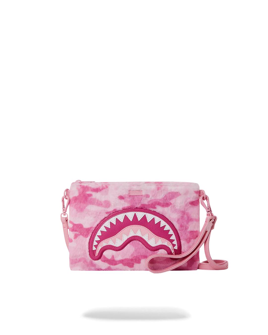 Sprayground Premium | FURRROCIOUS IN PINK CROSSOVER CLUTCH