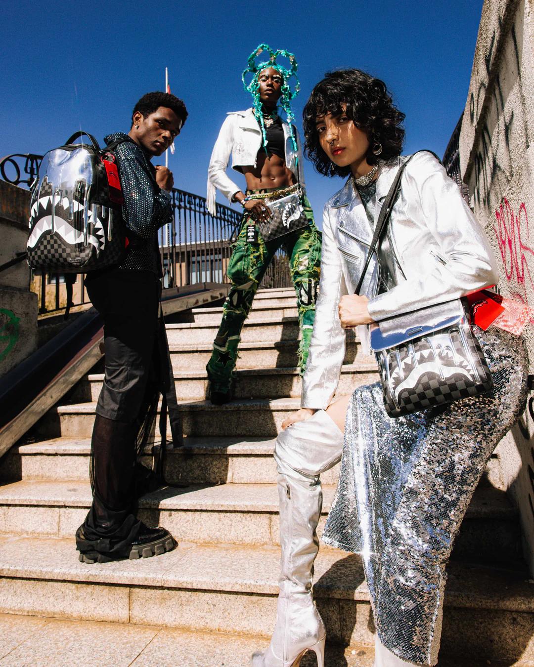 Sprayground New | GHOST DRIP CROSSOVER CLUTCH
