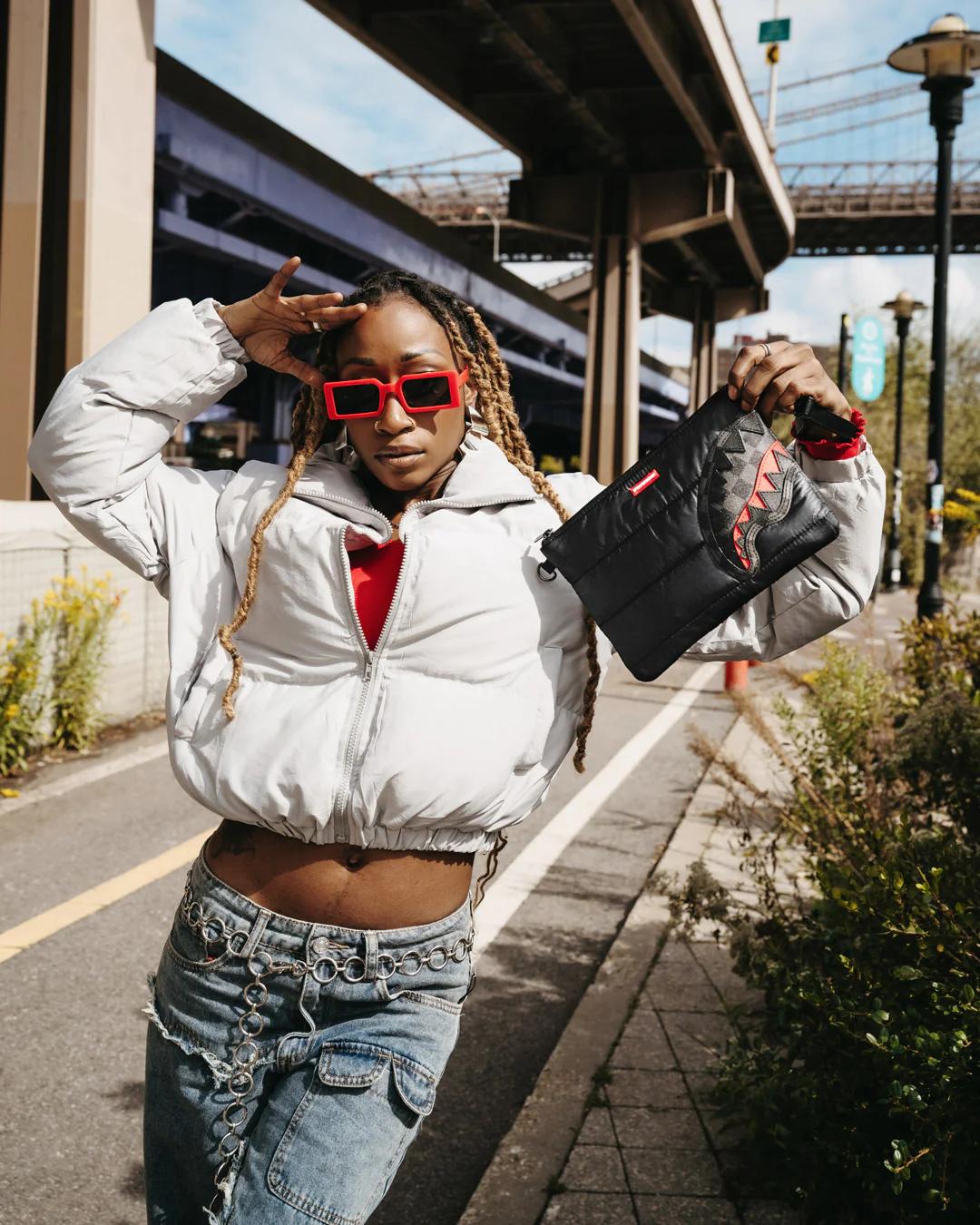Sprayground Featured | SNOWWSTORM PUFFER CROSSOVER CLUTCH