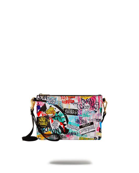 Sprayground Classic | CREATE ANOTHER DAY CROSSOVER CLUTCH W/ SHOULDER STRAP