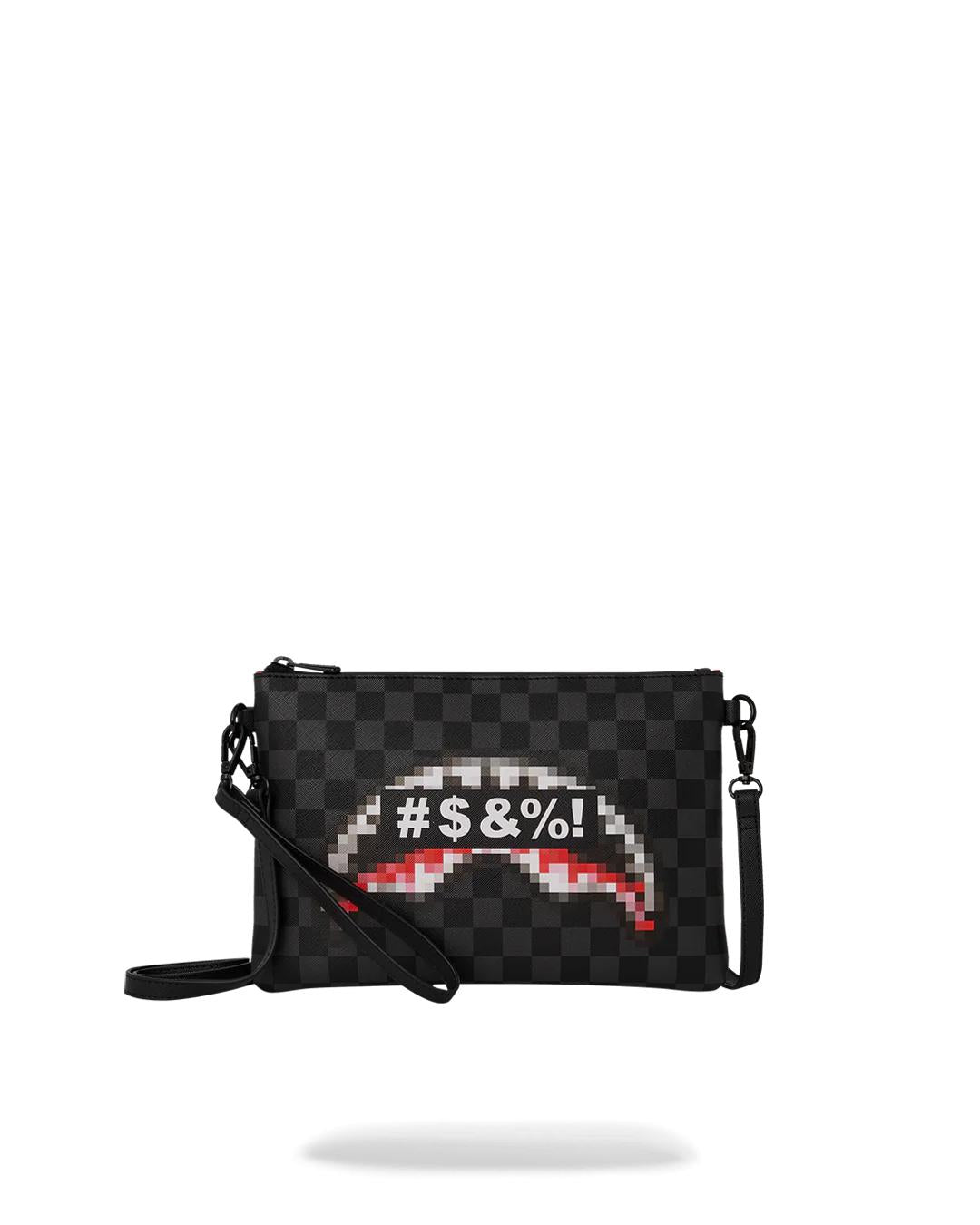 Sprayground Premium | WHAT THE BEEP' SHARK CROSSOVER CLUTCH