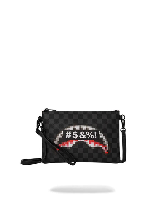 Sprayground Premium | WHAT THE BEEP' SHARK CROSSOVER CLUTCH