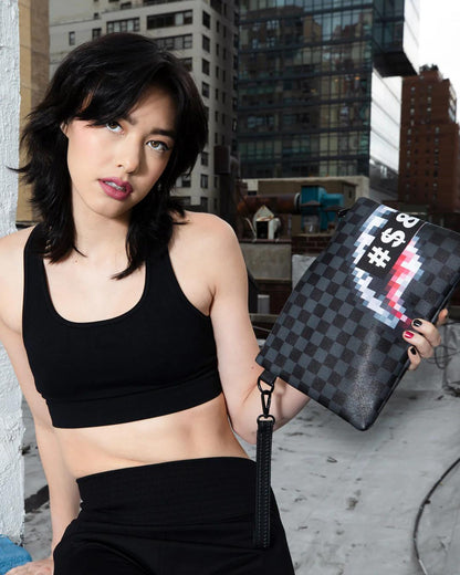 Sprayground Premium | WHAT THE BEEP' SHARK CROSSOVER CLUTCH