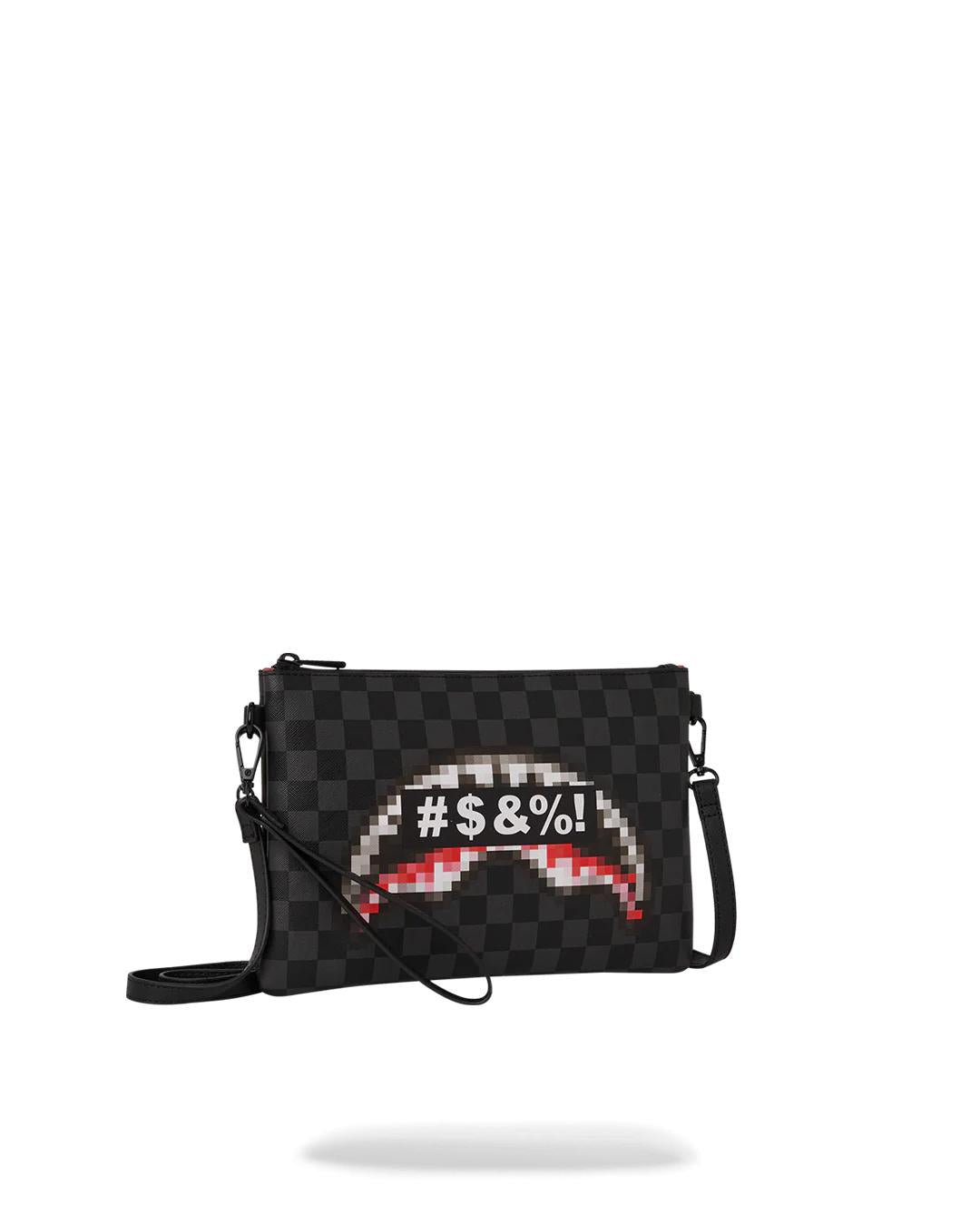 Sprayground Premium | WHAT THE BEEP' SHARK CROSSOVER CLUTCH