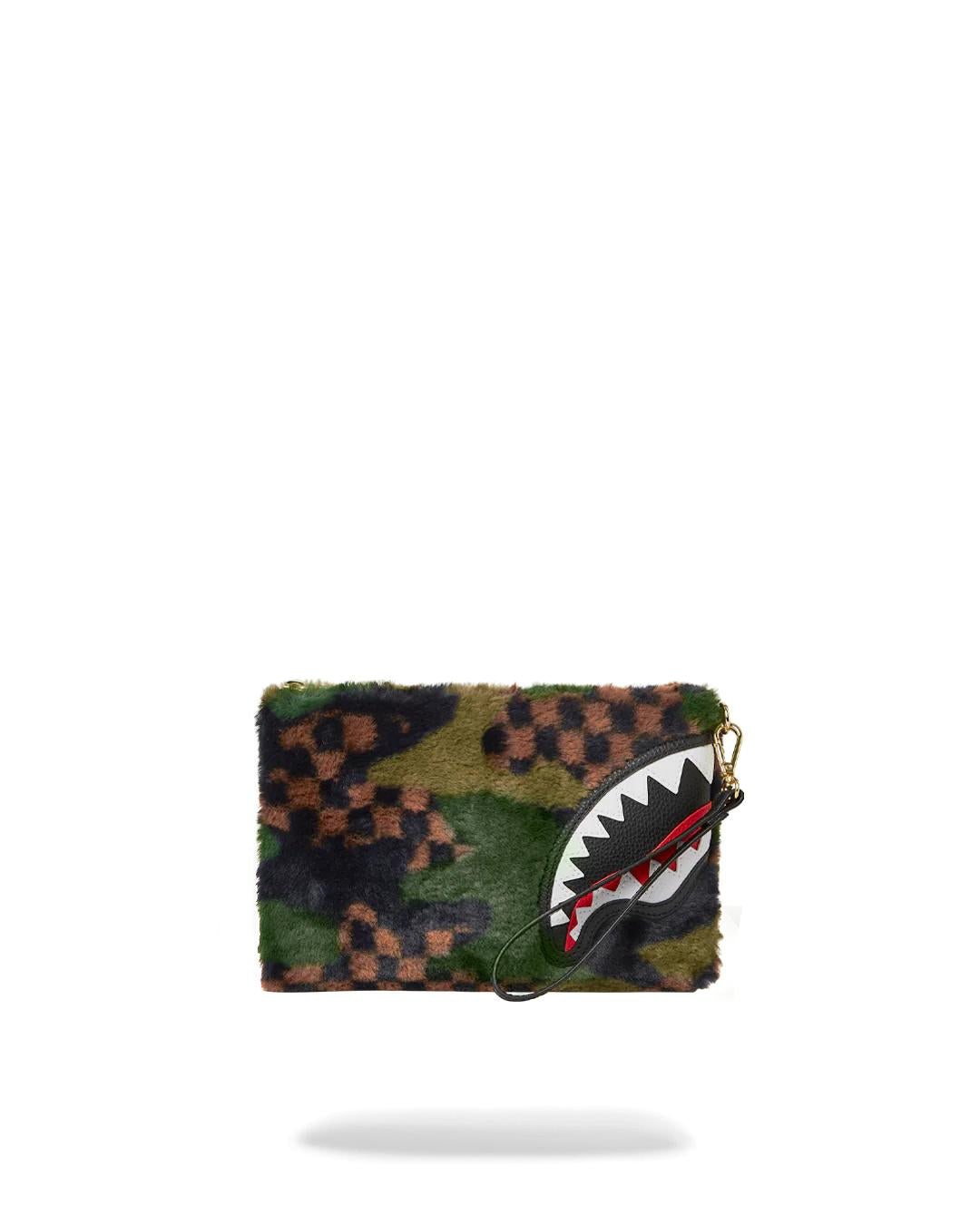 Sprayground Best Seller | BIG SKY FUR SHARK CROSSOVER CLUTCH