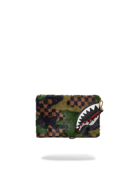 Sprayground Best Seller | BIG SKY FUR SHARK CROSSOVER CLUTCH