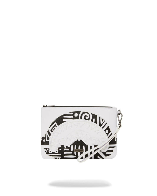 Sprayground New | A.I.8 AFRICAN INTELLIGENCE - ORIGIN STORY CROSSOVER CLUTCH