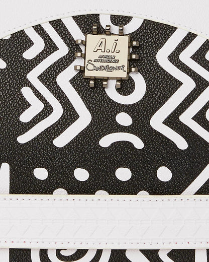 Sprayground New | A.I.8 AFRICAN INTELLIGENCE - ORIGIN STORY CROSSOVER CLUTCH