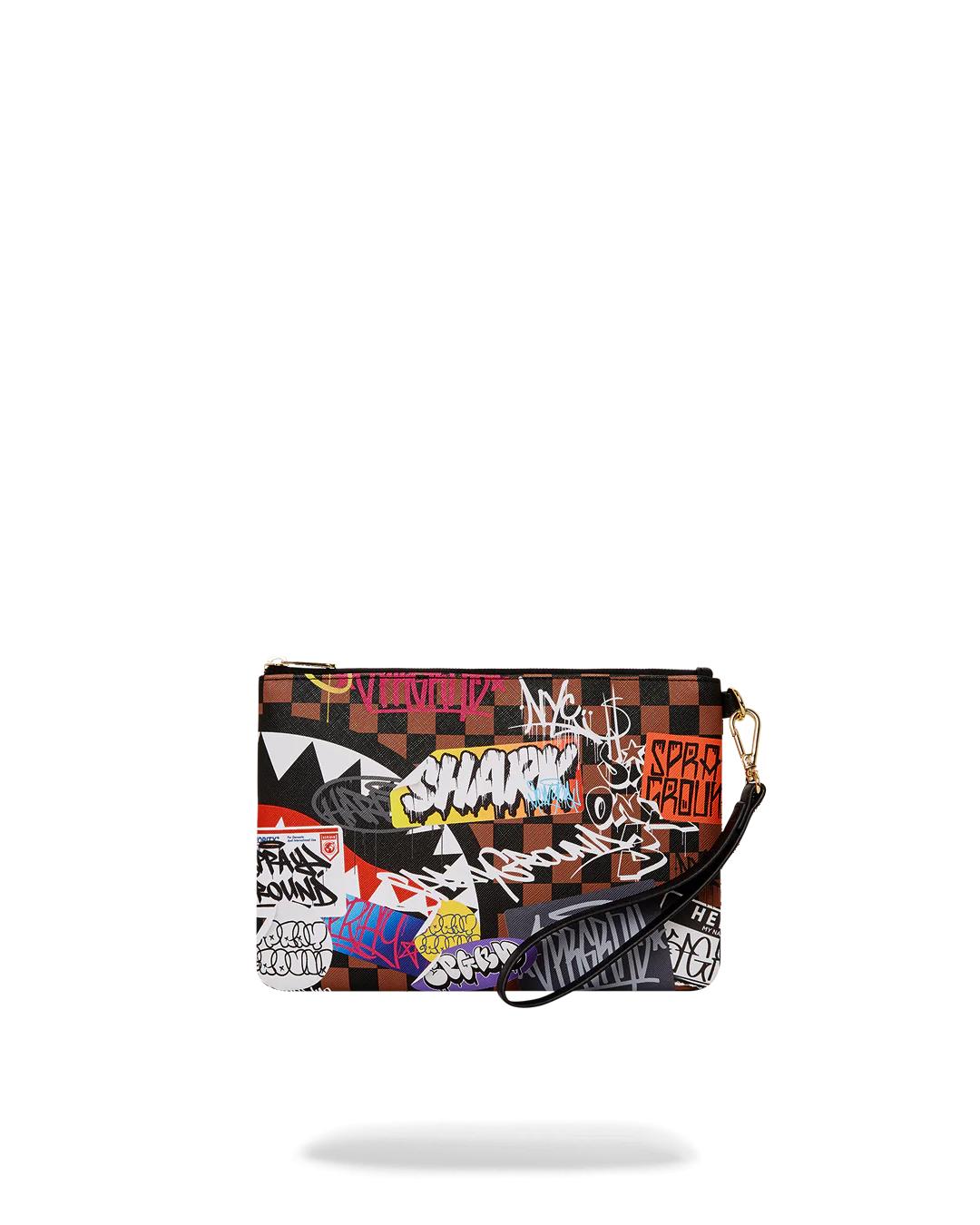 Sprayground Featured | SHARKS IN PARIS THE RIZZ CROSSOVER CLUTCH