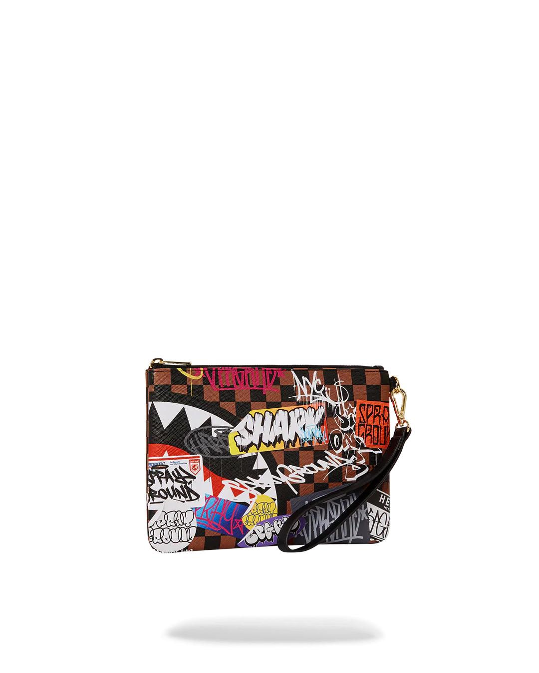 Sprayground Featured | SHARKS IN PARIS THE RIZZ CROSSOVER CLUTCH