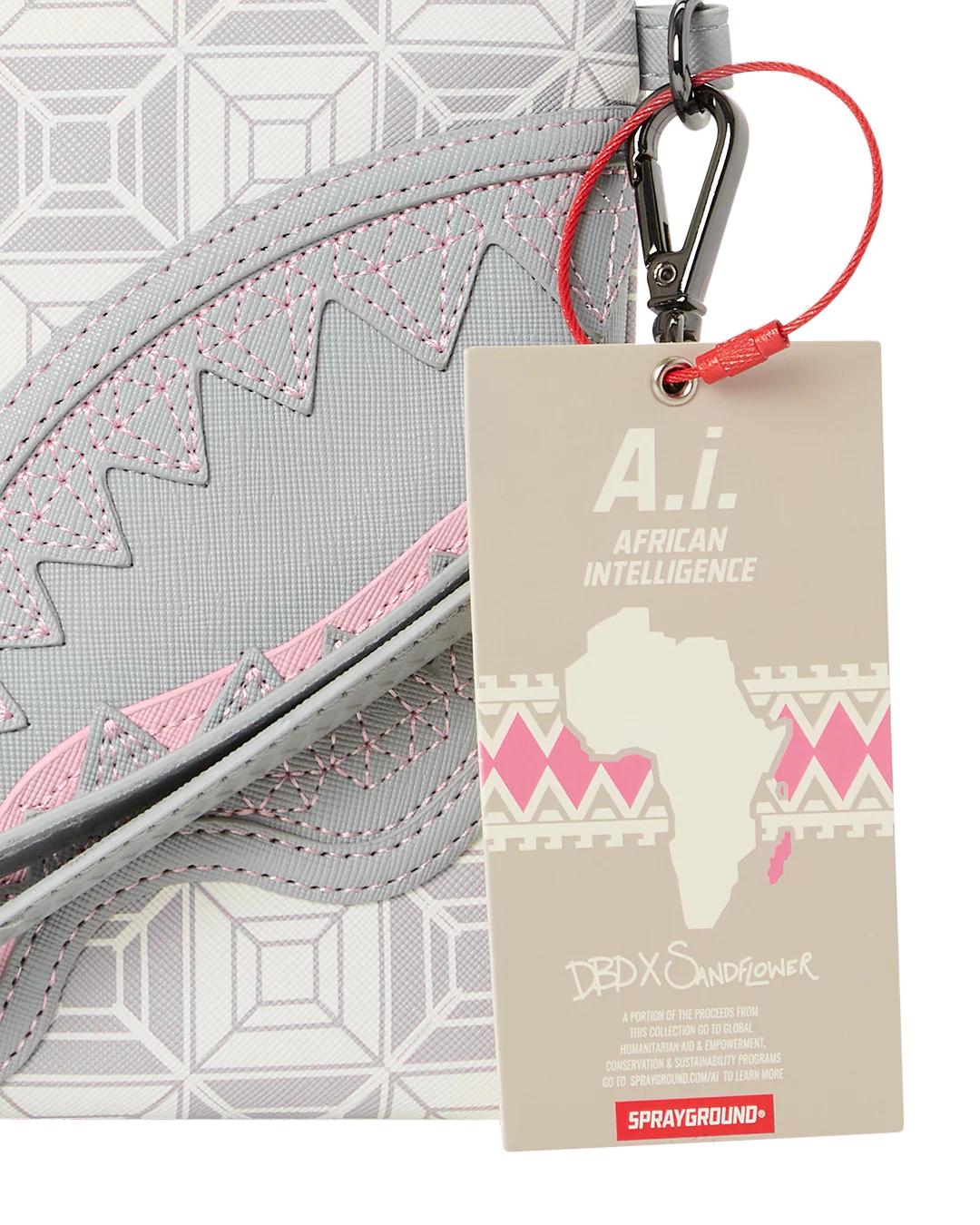 Sprayground Popular | A.I.8 AFRICAN INTELLIGENCE BOOKED & BUSY CROSSOVER CLUTCH