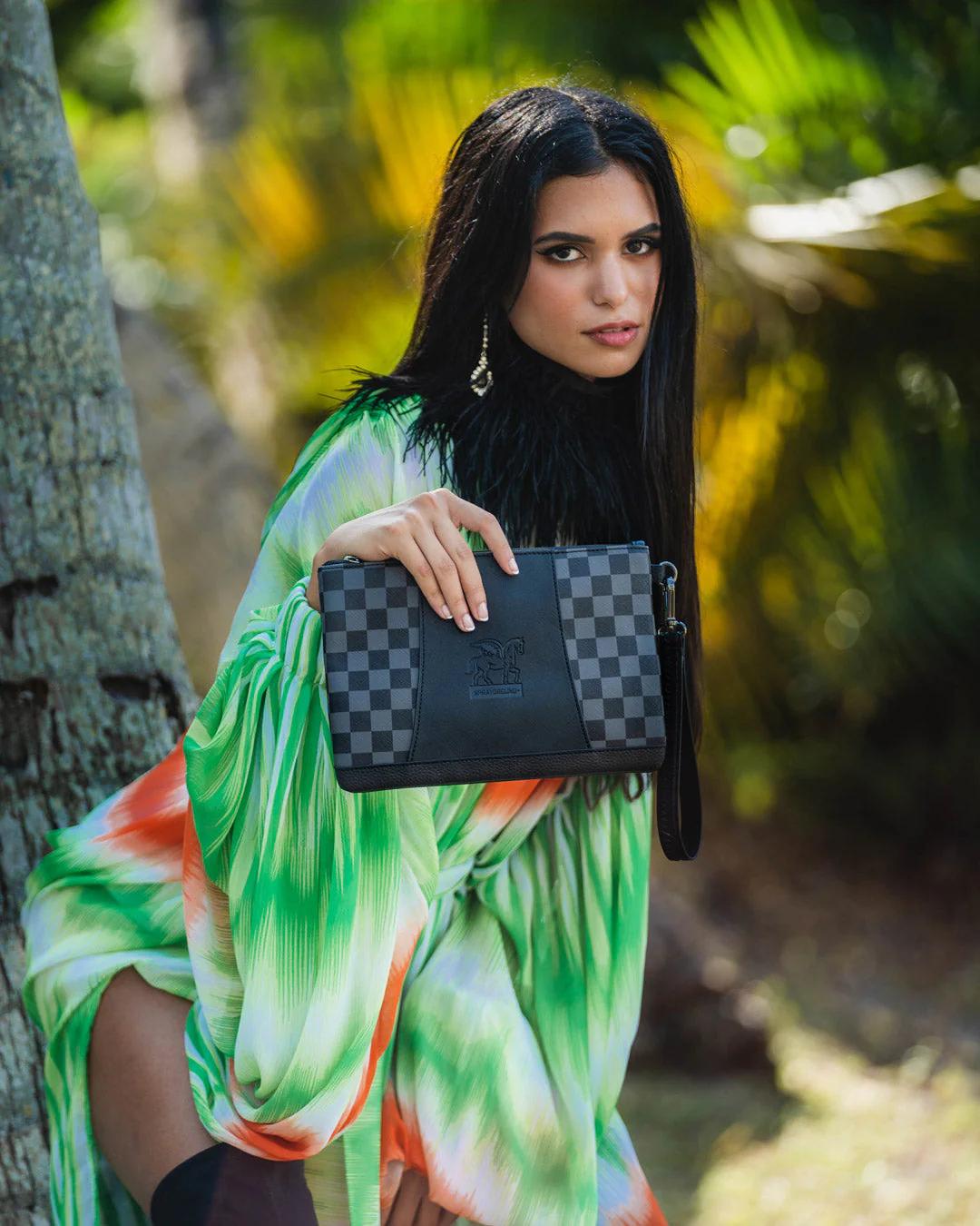 Sprayground Best Seller | RACEWAY SHADOW PHANTOM CROSSOVER CLUTCH