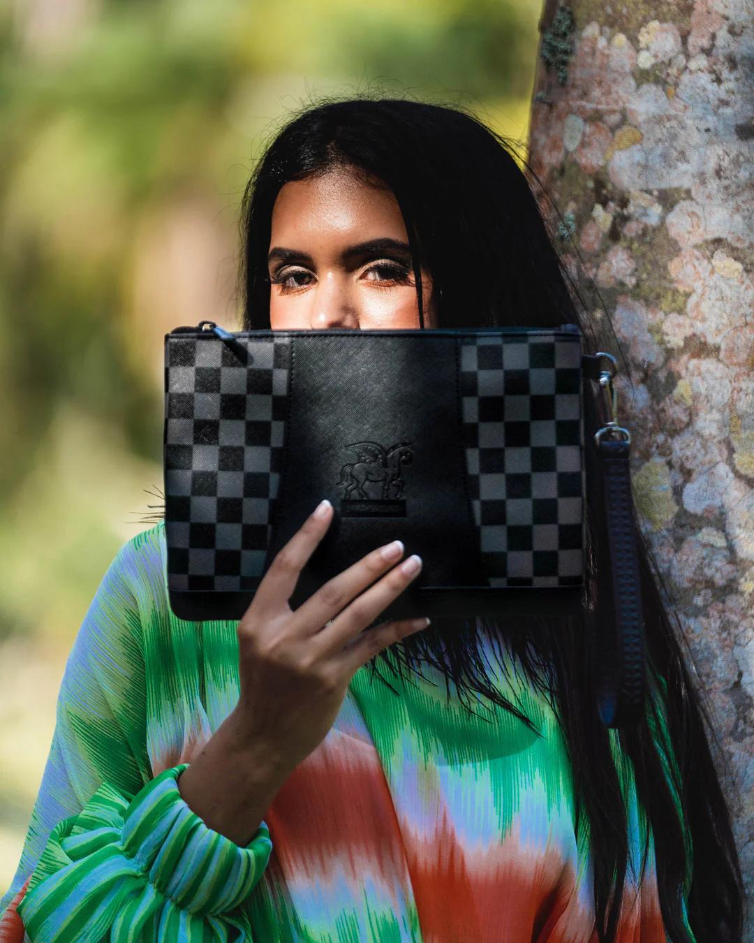 Sprayground Best Seller | RACEWAY SHADOW PHANTOM CROSSOVER CLUTCH