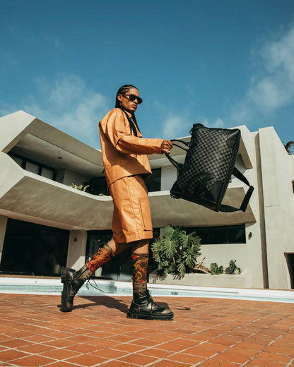 Sprayground Premium | MIDNIGHT CHATEAU PYRAMID DUFFLE