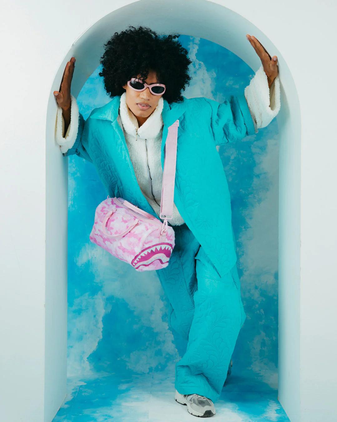 Sprayground Featured | FURRROCIOUS IN PINK MINI DUFFLE