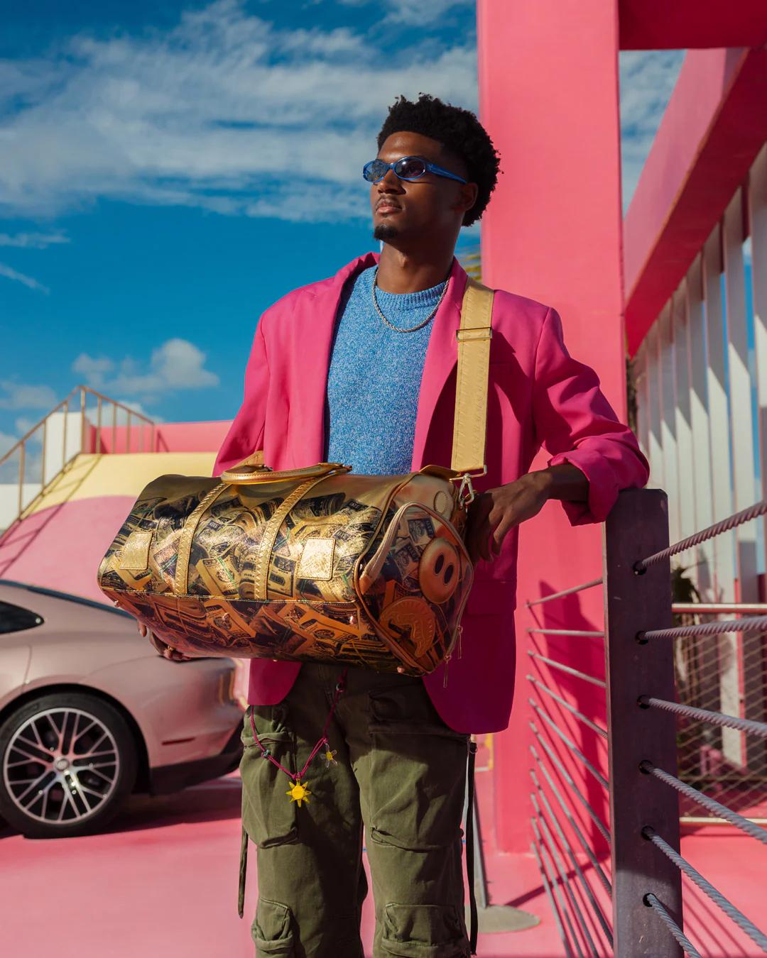 Sprayground Recommended | SQUID GAME COLLAB PIGGY BANK DUFFLE