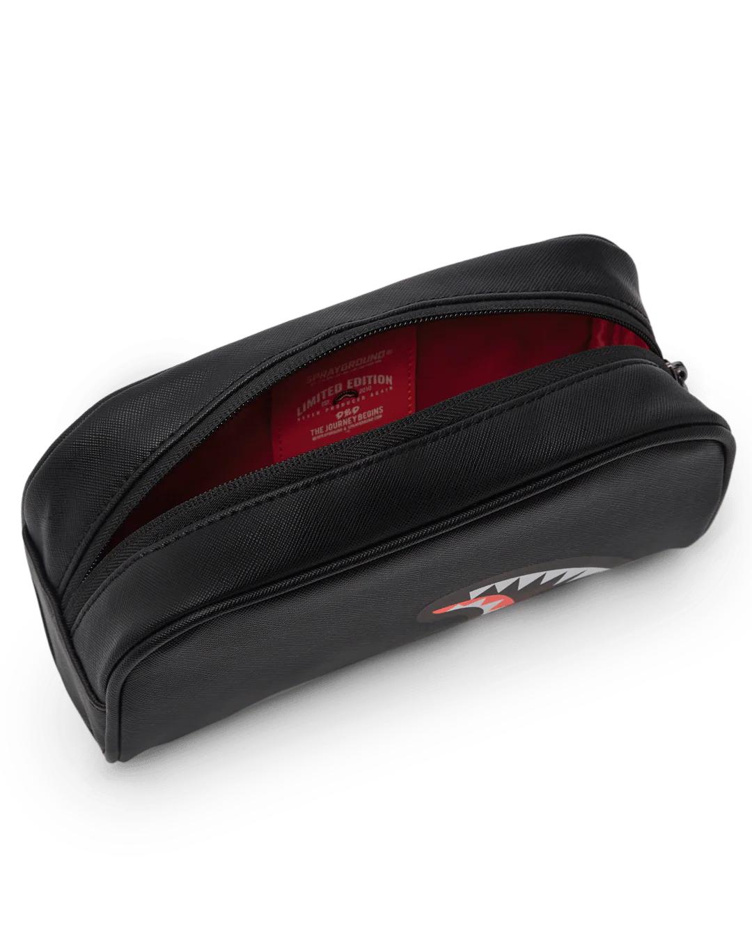 Sprayground Premium | BLACK SHARK MOUTH POUCH