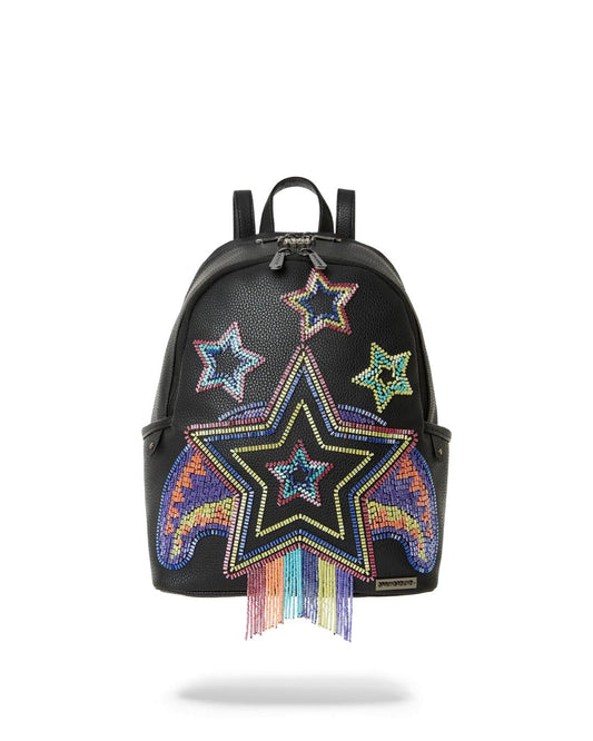 Sprayground New | STAR RACER A.I.7 SANDFLOWER COLLAB BEADED SAVAGE BACKPACK