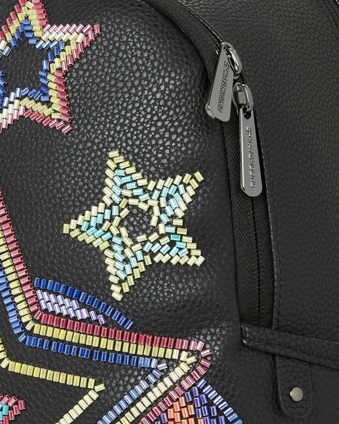 Sprayground New | STAR RACER A.I.7 SANDFLOWER COLLAB BEADED SAVAGE BACKPACK