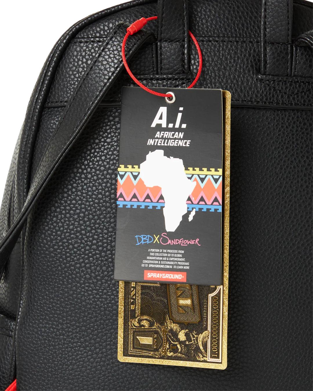 Sprayground New | STAR RACER A.I.7 SANDFLOWER COLLAB BEADED SAVAGE BACKPACK