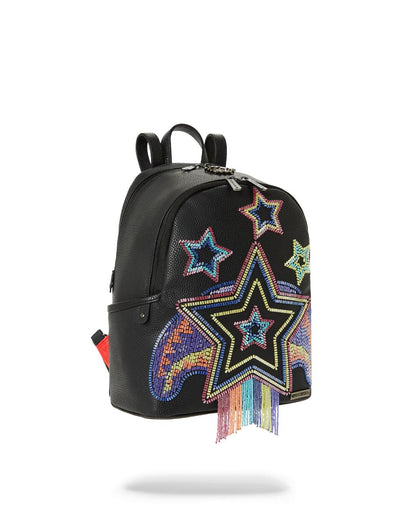 Sprayground New | STAR RACER A.I.7 SANDFLOWER COLLAB BEADED SAVAGE BACKPACK